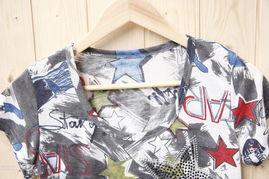 2010新款韩版春夏特色星纹女上装 双实体批发市场的机遇